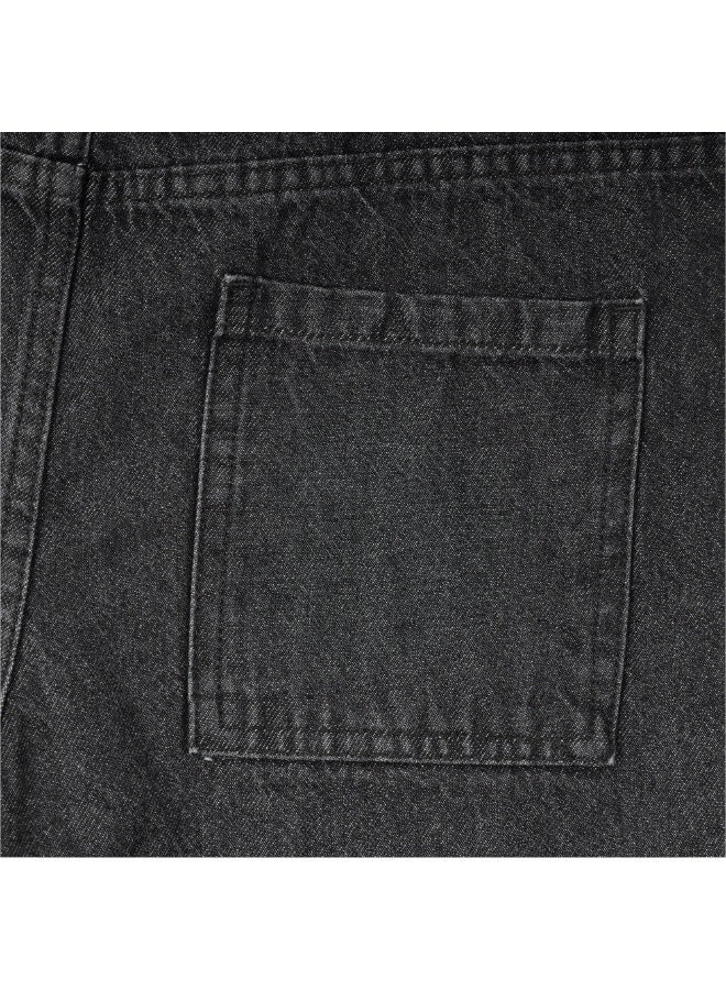 MARWAN Girls Denim Baggy Long Pants Wide Leg with Adjustable Waistband - Image 4
